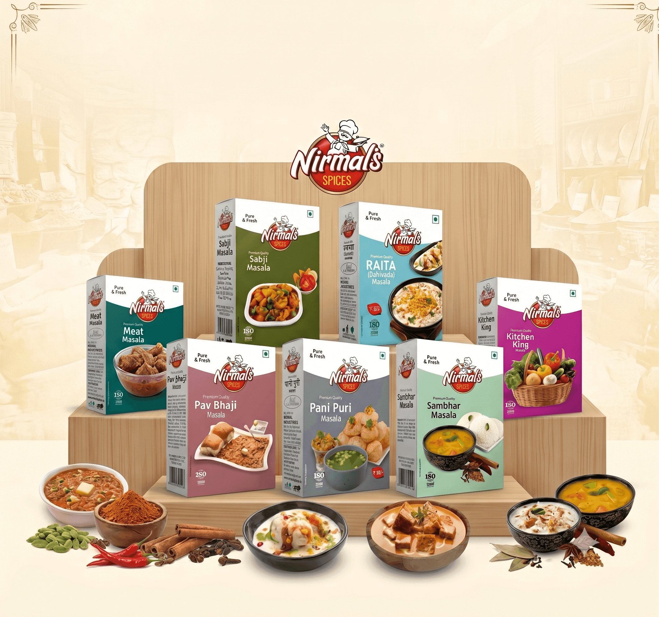 Nirmal's Spices – Premium Quality Masala Product Range